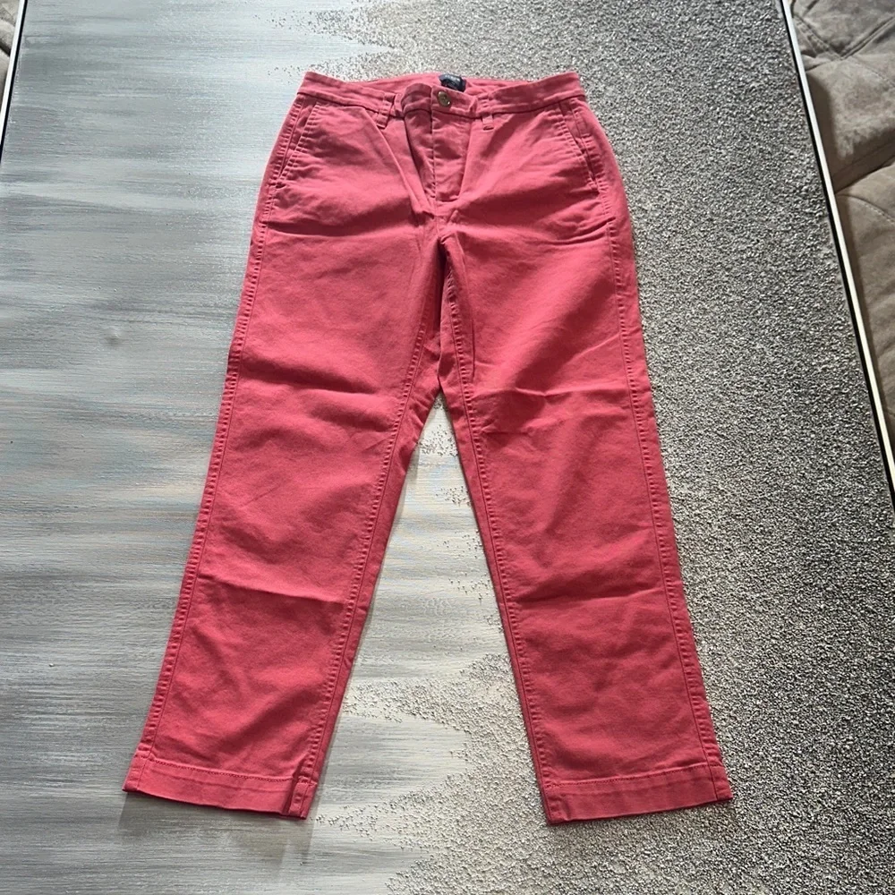 J. Crew Men's Bold Red Chinos